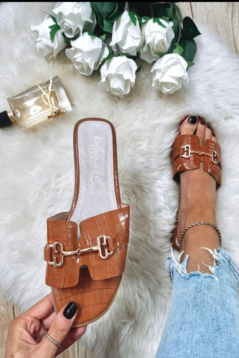 Louise Sandals Camel